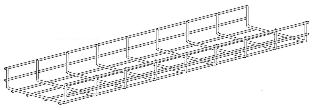 RS PRO Kabelpritsche, Typ Drahtträger, T. 60mm x 200 mm x 3m Verzinkte Stahl, Packung a 4 Stück
