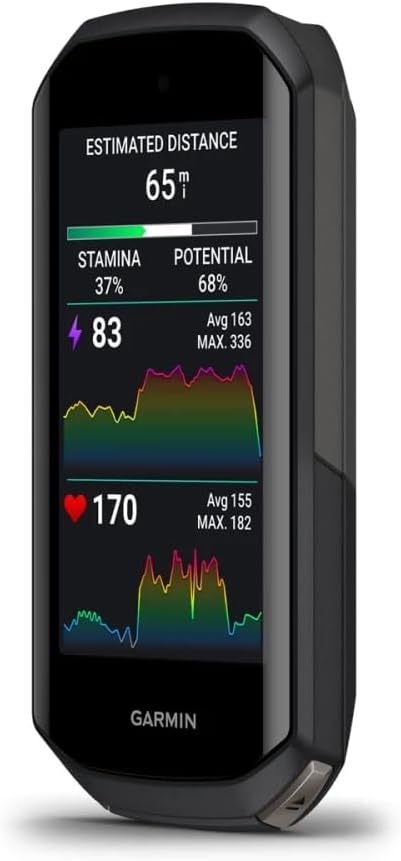 Garmin Unisex Edge 1050 Fahrradcomputer, schwarz, OneSize