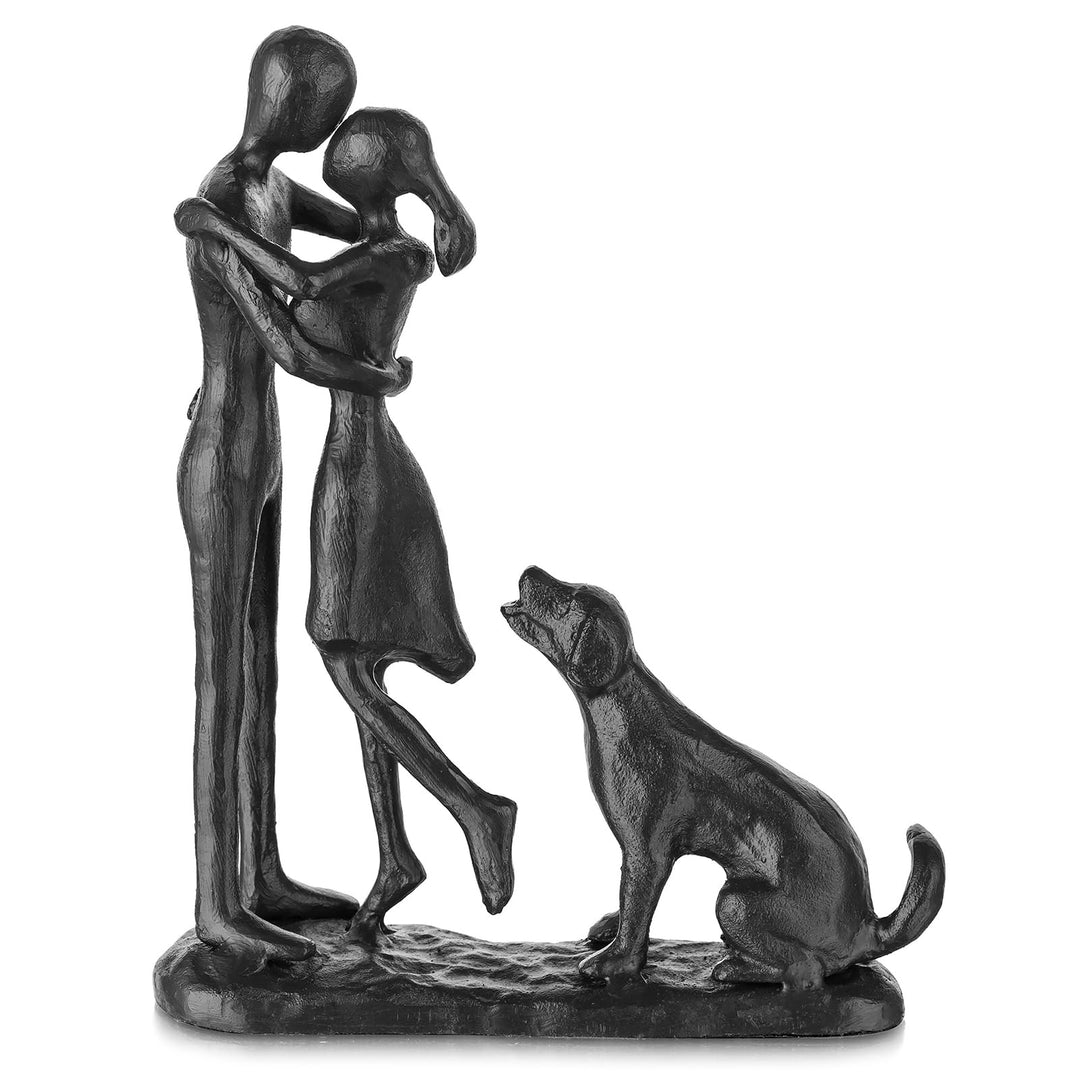 Sziqiqi Eisen Jahrestag Geschenke für Sie - Paar Liebe Skulptur Eisen Jahrestag Geschenk für Paar Fr