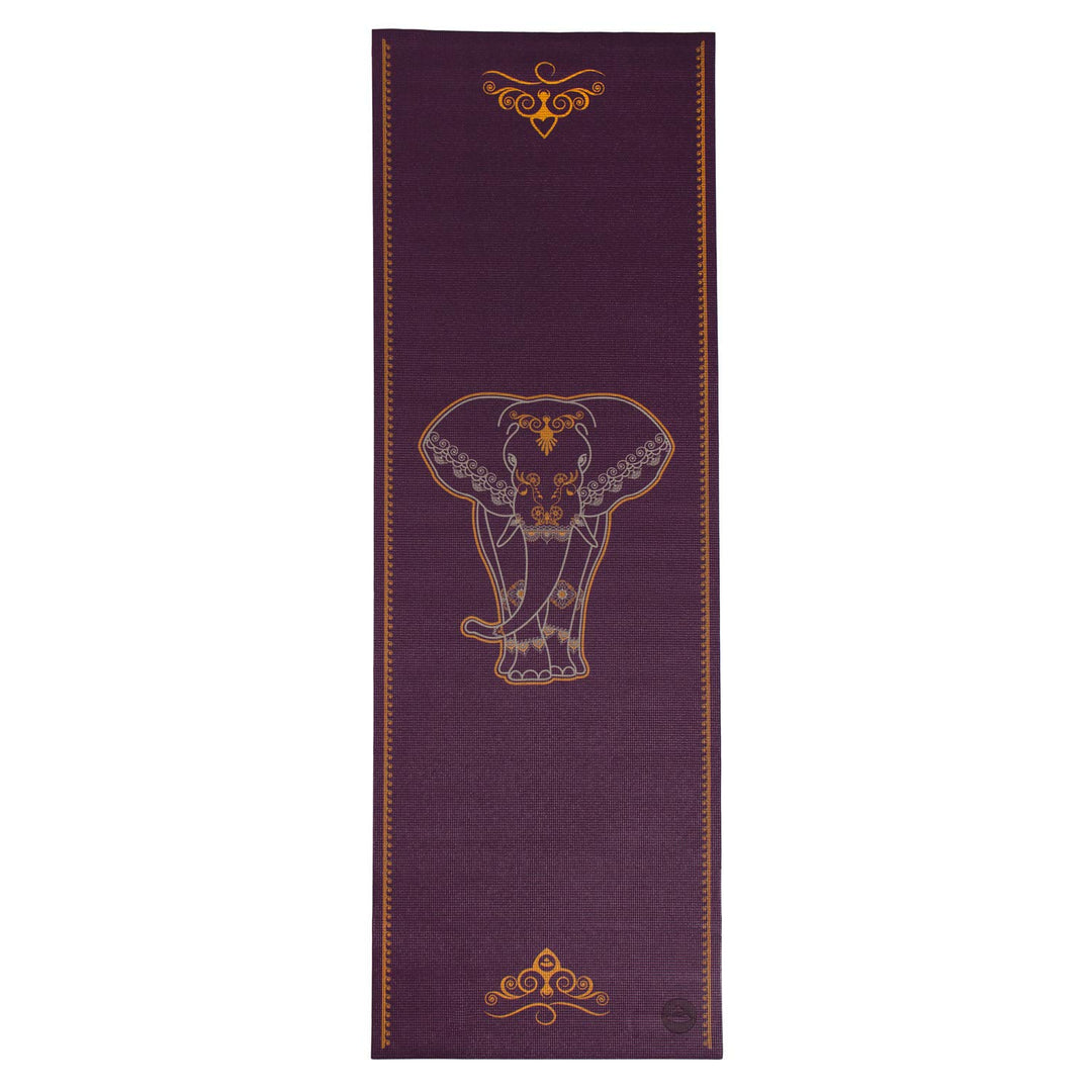 Yogamatte LEELA COLLECTION, viele Farbkombinationen und Design-Prints, Sticky Mat, leichte PVC-Matte