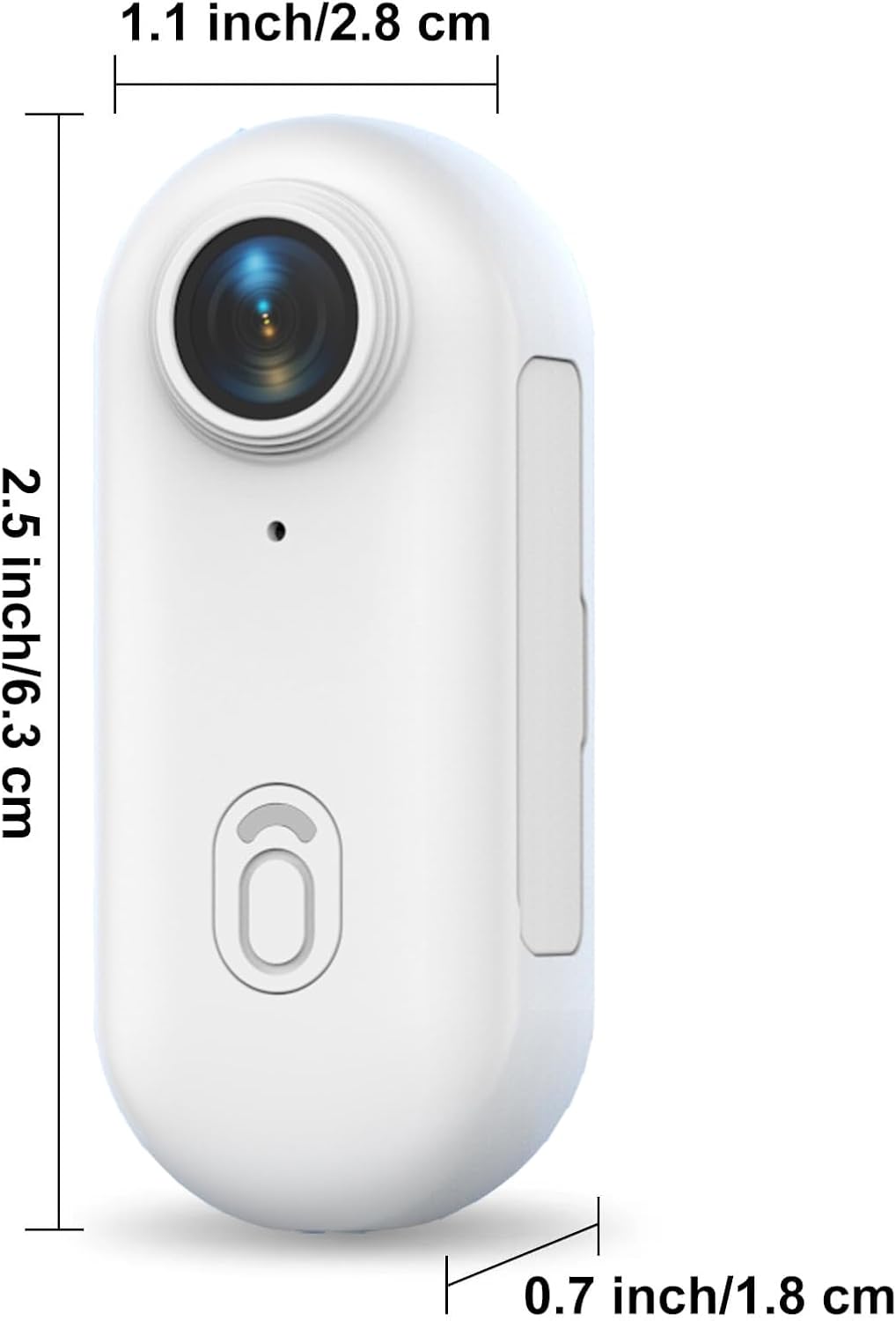 TKMARS Mini Action Cam 1080P, WLAN Körperkamera, wasserdichte Daumenkamera, magnetische tragbare Kam