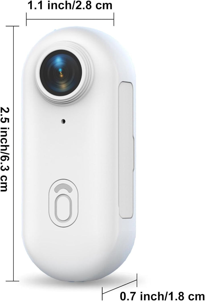 TKMARS Mini Action Cam 1080P, WLAN Körperkamera, wasserdichte Daumenkamera, magnetische tragbare Kam