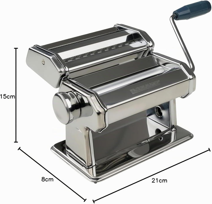 Fackelmann #easyprepare Nudelmaschine für leckere Pasta – Aufsätze für Lasagneblätter, Tagliatelle &