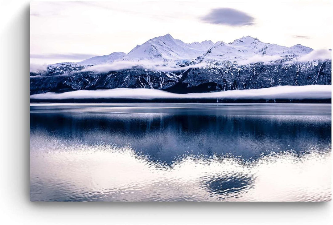 Startonight Bilder Tagtraum Eiszeit, Leinwandbilder Moderne Kunst, Landschaft Wanddeko Kunstdrucke,