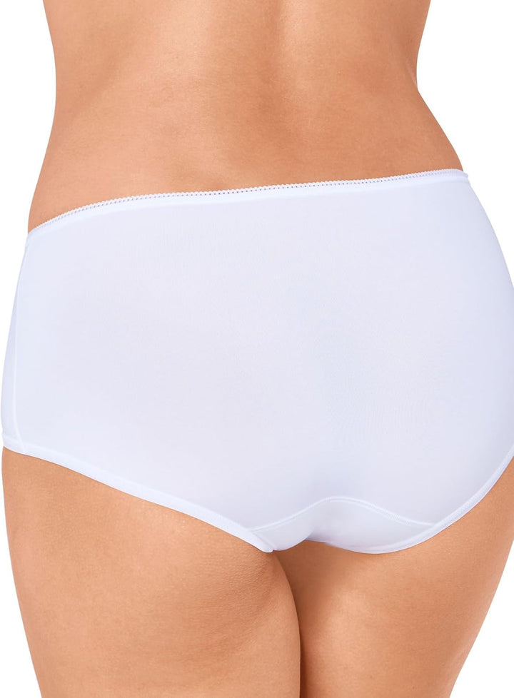 Sloggi 3er Pack Damen Maxi Briefs Taillenslips – Serie 24/7 Baumwolle 2+1 42 Weiss, 42 Weiss