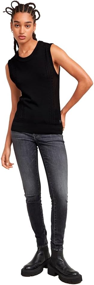 G-Star Damen Jeans 23W / 30L Schwarz (Faded Black Magnet D05175-a634-c239), 23W / 30L Schwarz (Faded