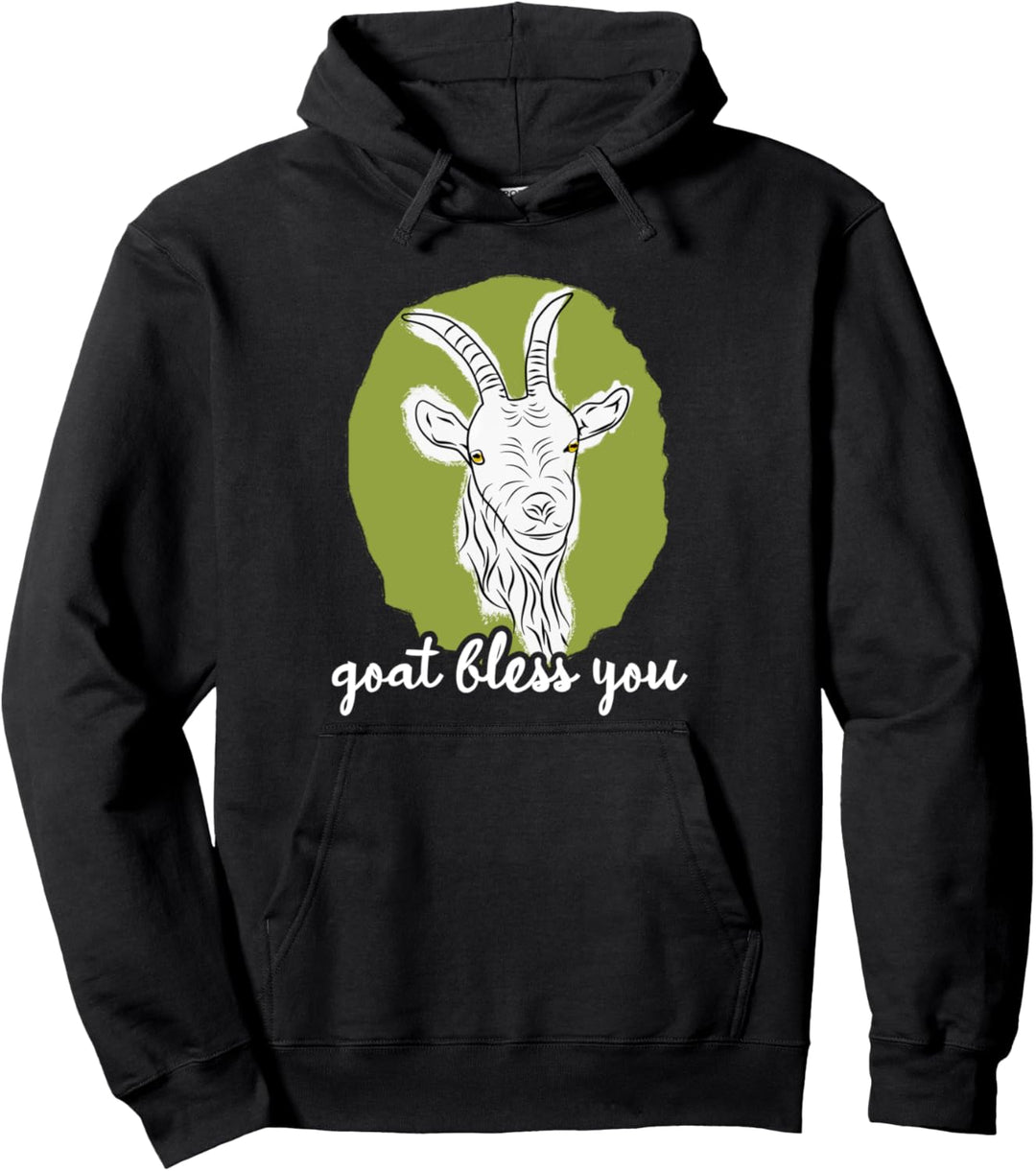 Ziege segne dich Lustiges Ziegenspiel Pullover Hoodie