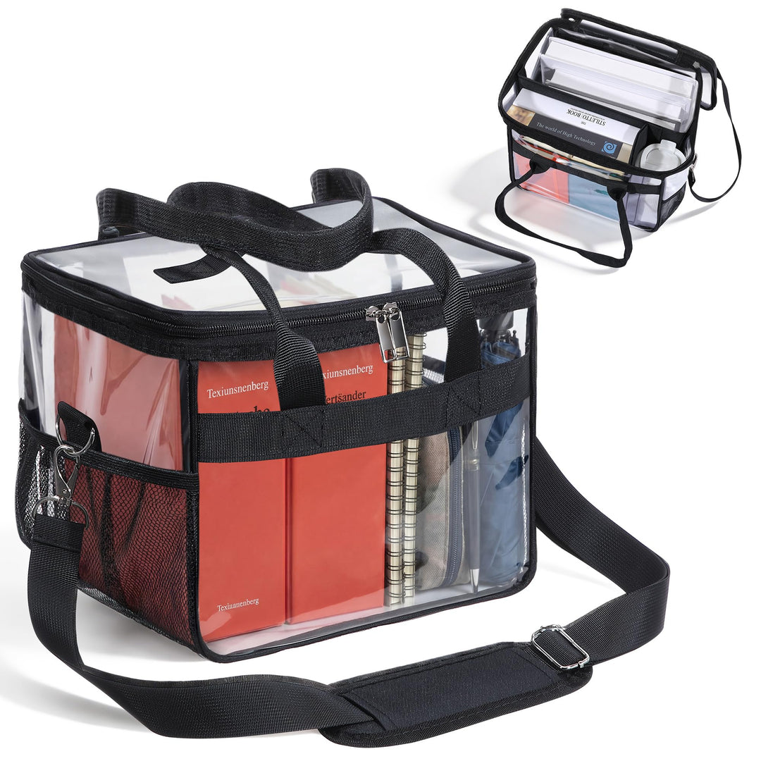 Enhon Transparente Tasche für Gesetze und Kommentare, PVC Gesetzestasche für Schönfelder, Sartorius,