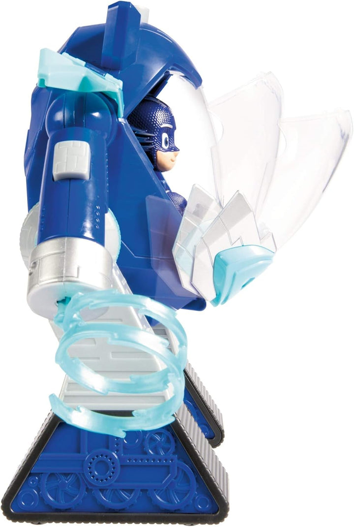 Simba 109402463 PJ Masks Turbo Roboter Catboy, mit Licht, mit Kanone, 23cm, PJ Masks Turbo Roboter C