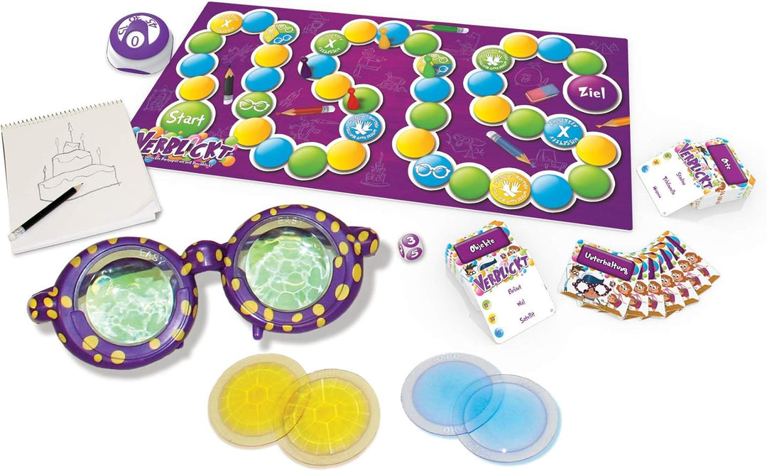 Goliath - VERBLICKT - Gesellschaftsspiel für Kinder, Spiele ab 7 Jahren, Partyspiele für 4 bis 16 Sp
