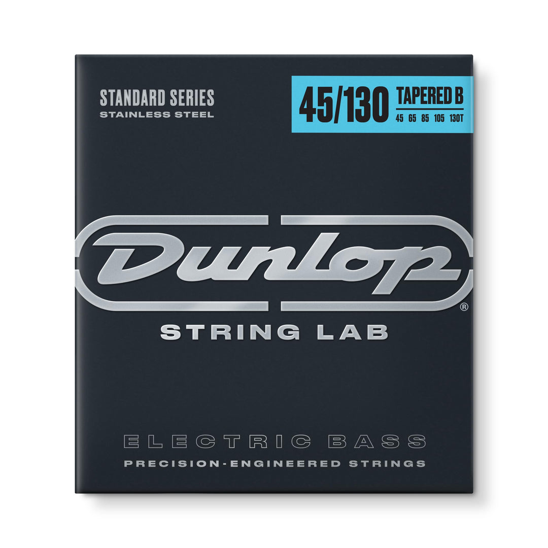 JIM JIM DUNLOP DBS45130T Basssaiten aus Edelstahl, Medium 5-Saiter w/Tapered B, 045-.130, 5 Saiten/S