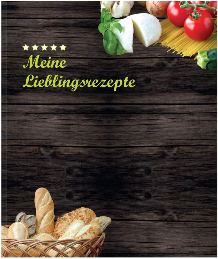 PRICARO Rezeptordner mit Rezeptblock "Mediterran", A5