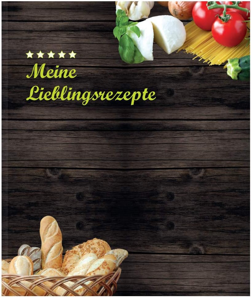 PRICARO Rezeptordner mit Rezeptblock "Mediterran", A4