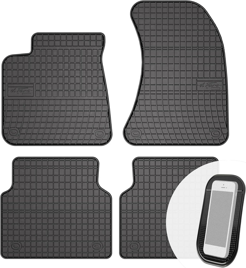 Gummimatten Auto Fussmatten Gummi Automatten Passgenau 4-teilig Set - passend für Audi A8 D4 2010-20