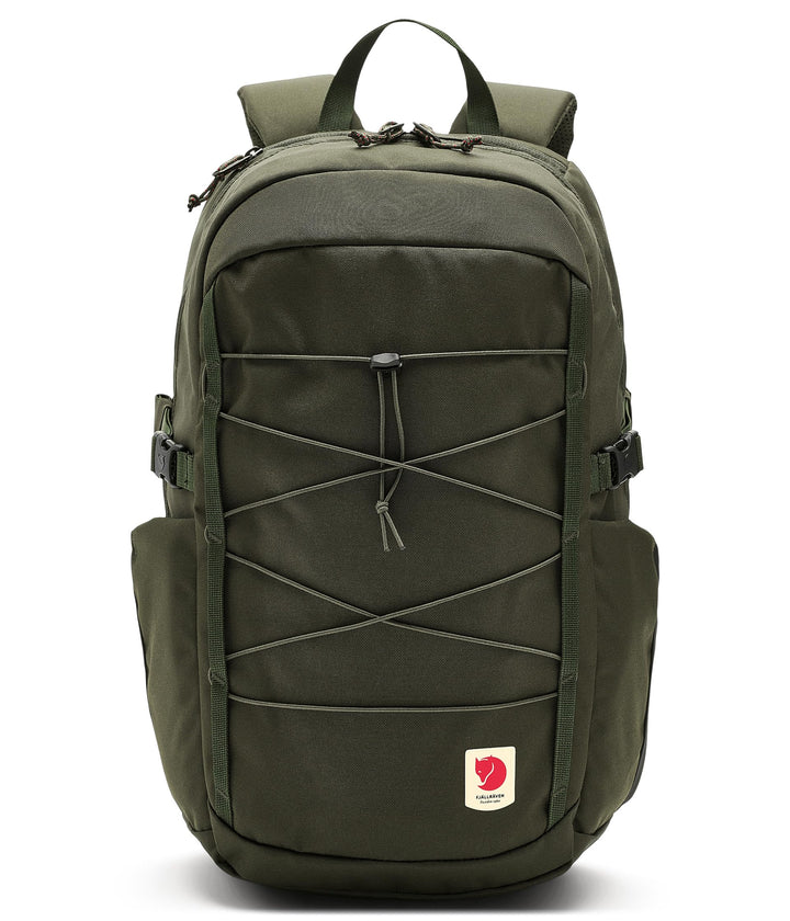 Fjällräven Rucksack Freizeitrucksack mit Laptopfach Skule 24 Backpack Deep Forest dunkelgrün Einheit