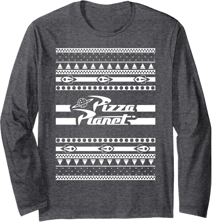Disney Pixar Toy Story Pizza Planet Ugly Weihnachten Fleece Langarmshirt