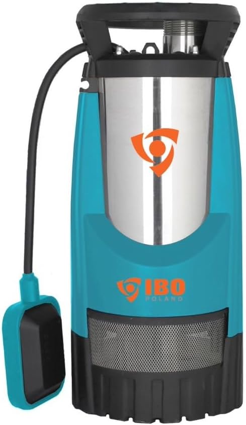 IBO Tauchpumpe Multi IP 1200W INOX 6300l/h Wasserpumpe Edelshtahl Bewässerung