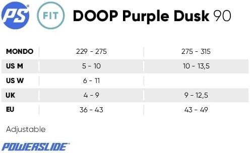 Powerslide Doop Purple Dusk 90 36-43