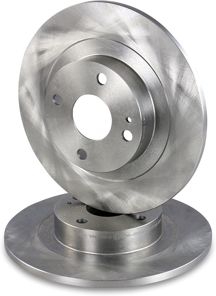 Bremsenset Hinterachse inkl. Bremsscheiben Ø 261 mm Voll + Bremsbeläge Hinten, Passend für MAZDA 323
