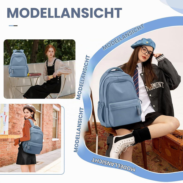 Schulrucksack Teenager Mädchen Rucksack Schule Jungen Schultasche Schulrucksack für College Rucksack