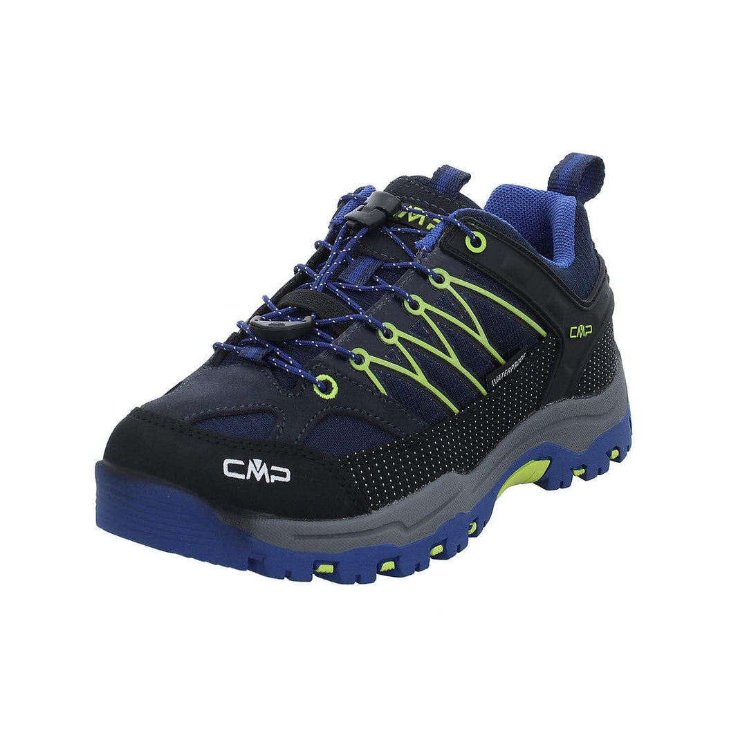 CMP Unisex Kinder Kids Rigel Low Shoe Wp Trekking-& Wanderhalbschuhe 36 EU B Blue Electric, 36 EU B