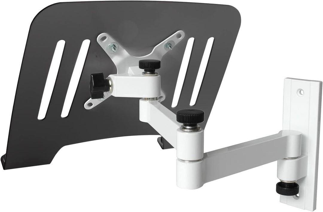 Drall Universal Wandhalterung Halterung für Laptop Netbook Tablet PC - weiss - mit Notebook Adapterp