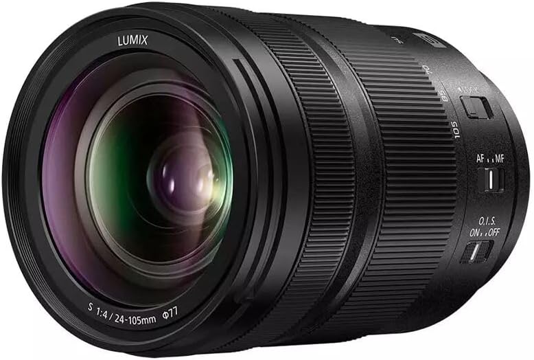 Panasonic S-R24105E LUMIX S Standardzoom Objektiv (24-105 mm, Makro, L-Mount Objektiv, F4.0, O.I.S,