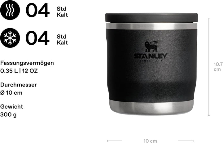 STANLEY 1913 Adventure To-Go Food Jar Schwarz 0.35 l, Schwarz 0.35 l