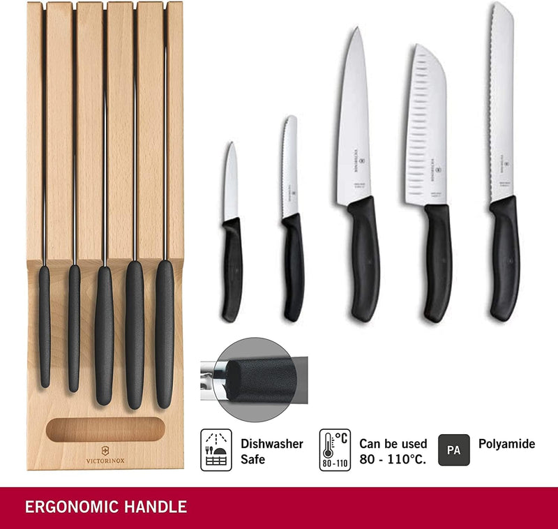 Victorinox, Storage + Cutting Boards, Profi Schubladen-Messerhalter, 5-teilig, , Robuster Kunststoff