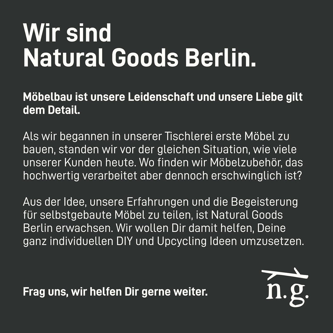 Natural Goods Berlin 1x Pflanzenständer RECHTECK Blumenhocker eckig aus Metall Innen- und Aussenbere