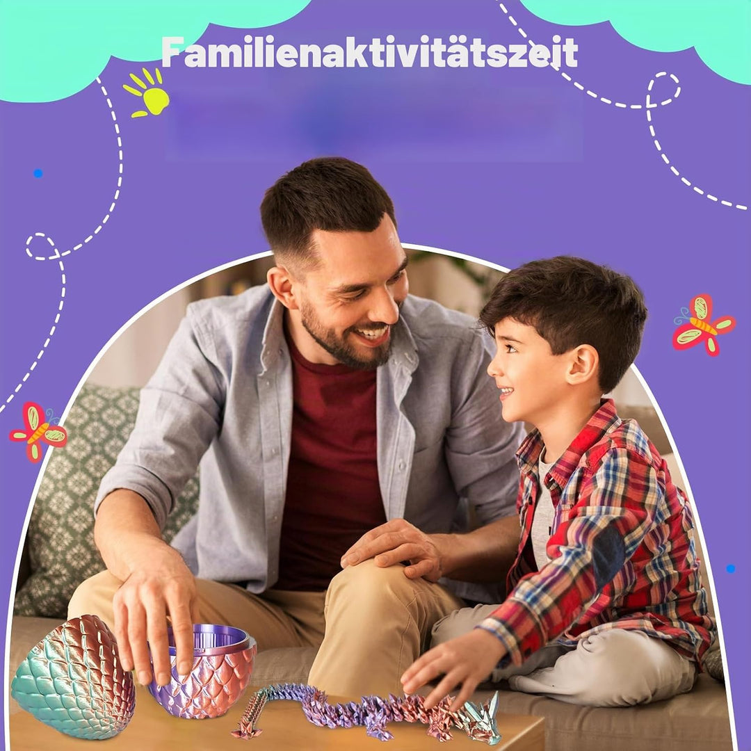 Dracheneier 3D-gedruckte Fidget-Spielzeuge für Erwachsene Überraschungsgeschenke für Kinder Freunde