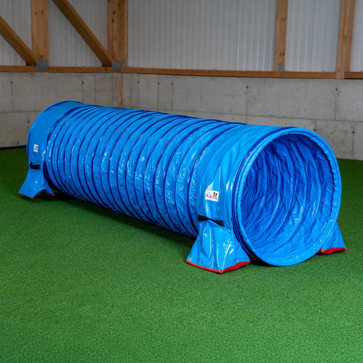 Callieway® Dog Agility Tunnel Profi Hunde Tunnel Agility Gerät (Stützsandsäcke bereits inklusive) (3