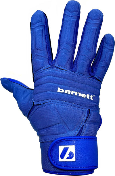 BARNETT FLG-03 Blau American Football Handschuhe Linemen Profi, OL,DL XXL, XXL