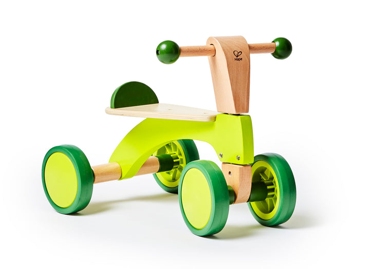 Hape Rutschrad mit Gummirädern, kippsicheres Lauflern- und Motorikspielzeug, stabile Rückenstütze, R