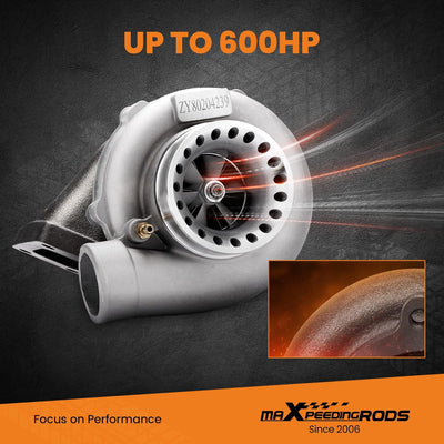 maXpeedingrods GT3582 GT35 Universal Turbolader Abgasturbolader 1.8 VR6 400-600PS .63AR T3 Flansch