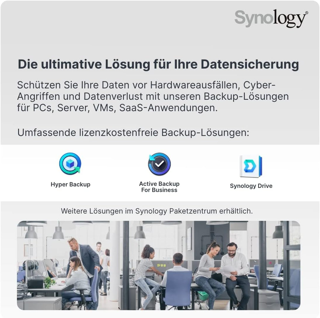 SYNOLOGY DS1821+ 4 GB NAS 96 TB (8 x 12 TB) HAT5300