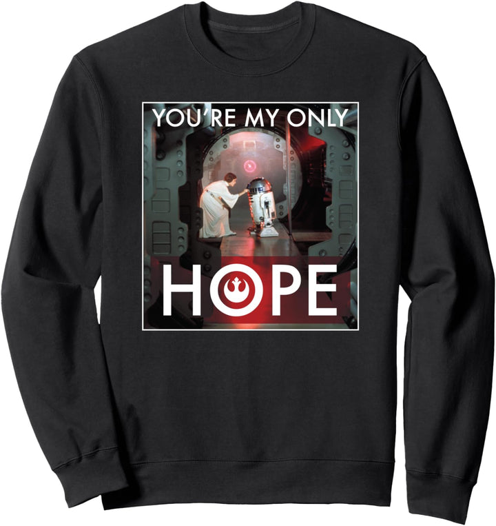 Star Wars Princess Leia You're My Only Hope Sweatshirt