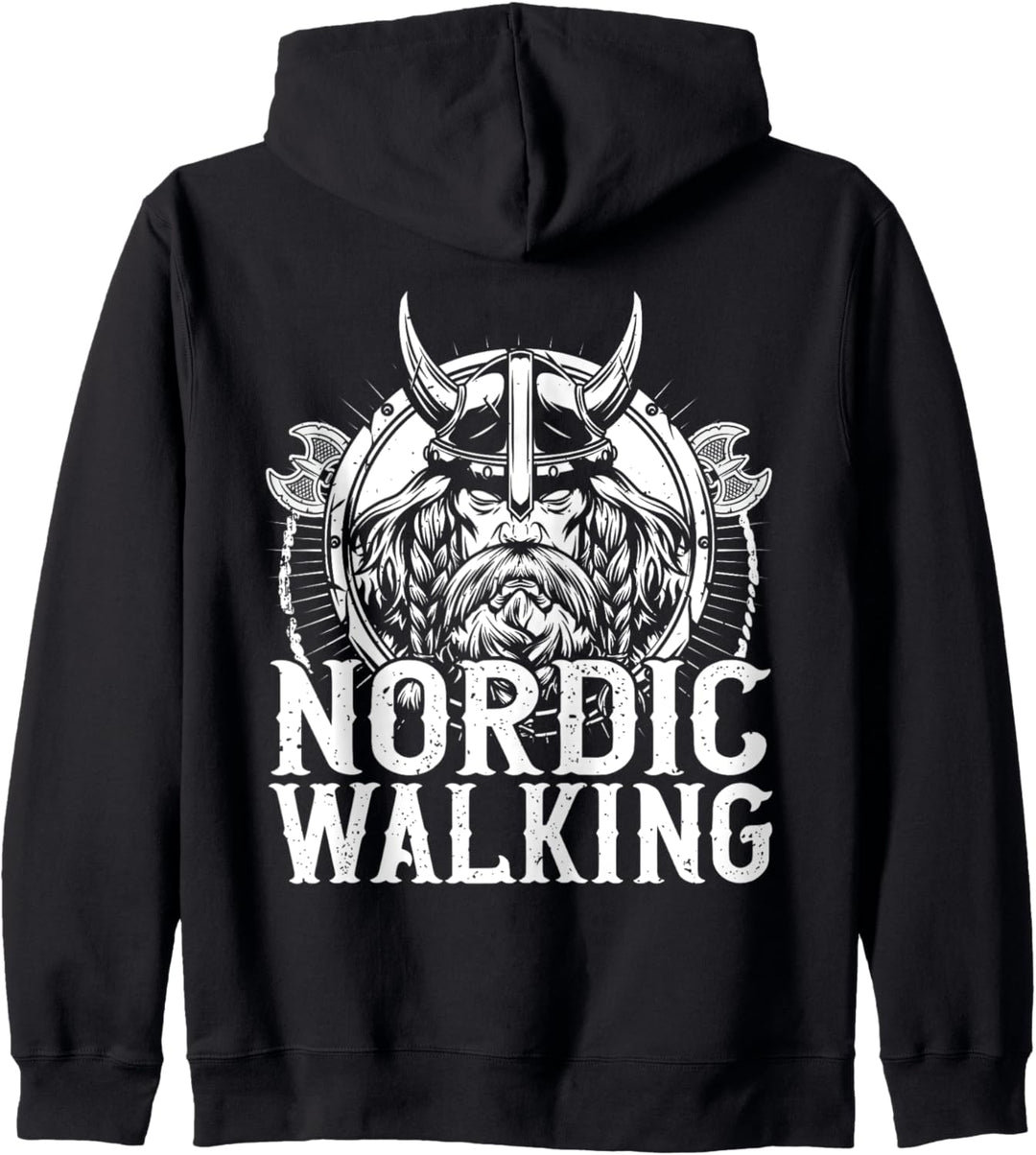 Nordic Walking, Nordische Mythologie, Nordmann & Wikinger Kapuzenjacke