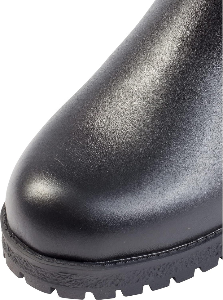 Spirit Motors Damen Lederstiefel 1.0 - Kurzschaft - 4cm Absatz - Rindsleder 40 EU Schwarz, 40 EU Sch