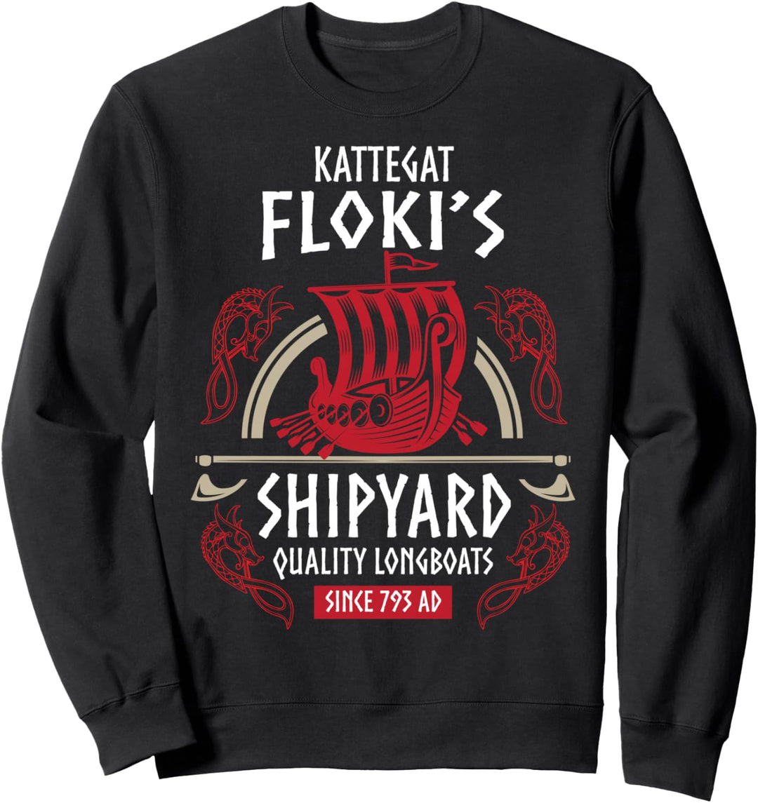 Kattegat Floki's Shipyard, Wikinger & nordische Mythologie Sweatshirt