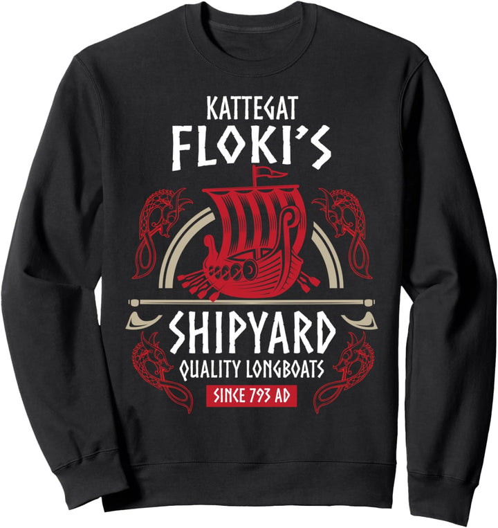 Kattegat Floki's Shipyard, Wikinger & nordische Mythologie Sweatshirt