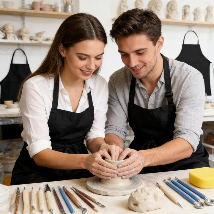 XFLYP 37 Stück Modellierwerkzeug, Carving Tools Clay Keramik Sculpting Ton Werkzeug mit Eine Aufbewa