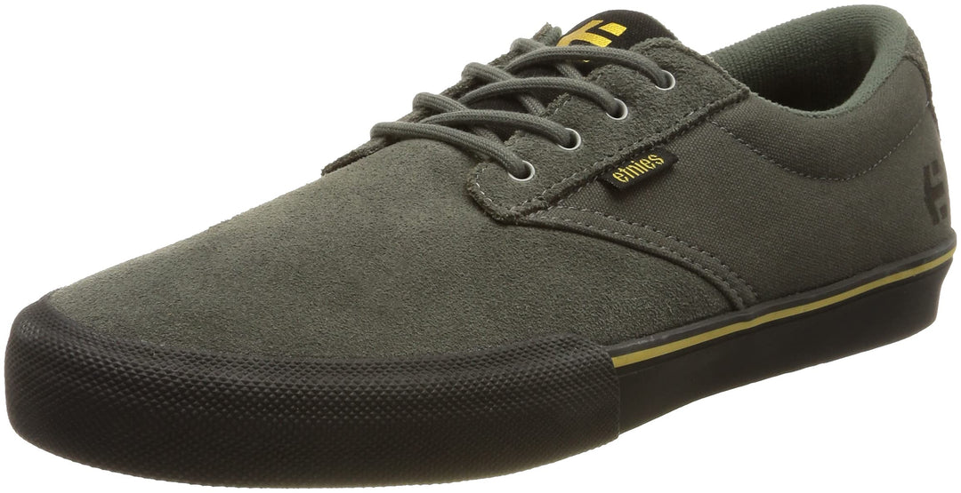Etnies Herren Jameson Vulc Skate-Schuh 42 EU Grau Schwarz Gold, 42 EU Grau Schwarz Gold