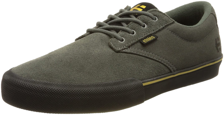 Etnies Herren Jameson Vulc Skate-Schuh 42 EU Grau Schwarz Gold, 42 EU Grau Schwarz Gold