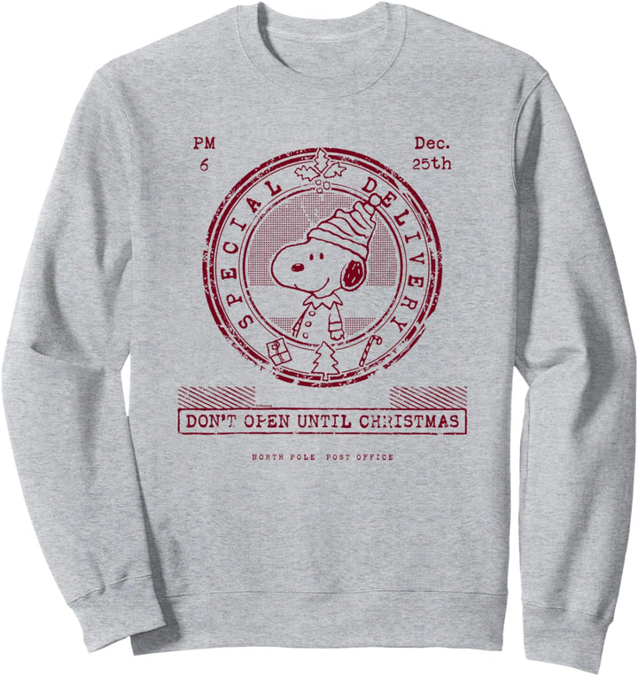 Peanuts - Snoopy Don't Open Until Christmas Stempel Sweatshirt