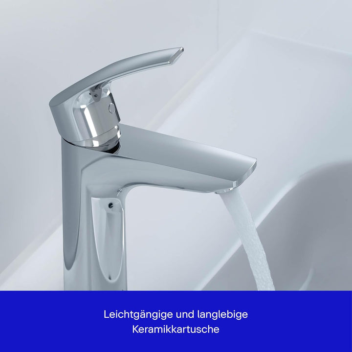 Duravit DuraVelez wassersparende Waschtischarmaturen, Grösse M (Auslauf Höhe 106 mm), energiesparend