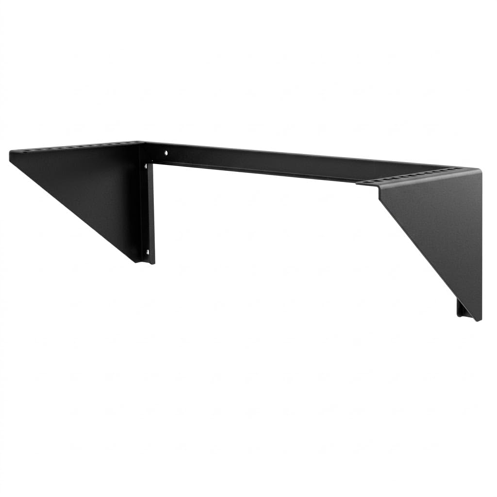 Infitronic - INUWH4STL - 19 Zoll Stahl Rack Halterung Wandhalterung Untertischhalter vertikal Wandve