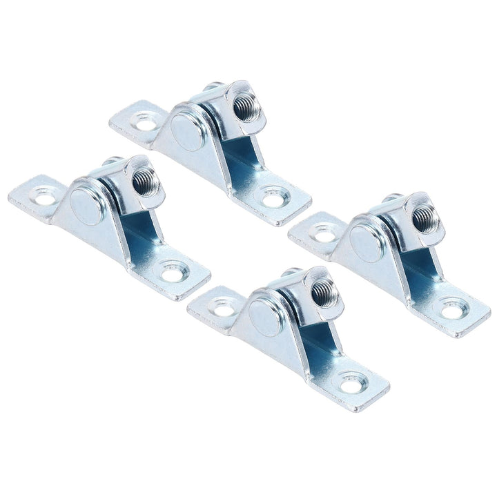 QUARKZMAN Gasfeder Endverbinder M8 Innengewinde A3 Stahl Mit Halterung 4Stk Silberfarben