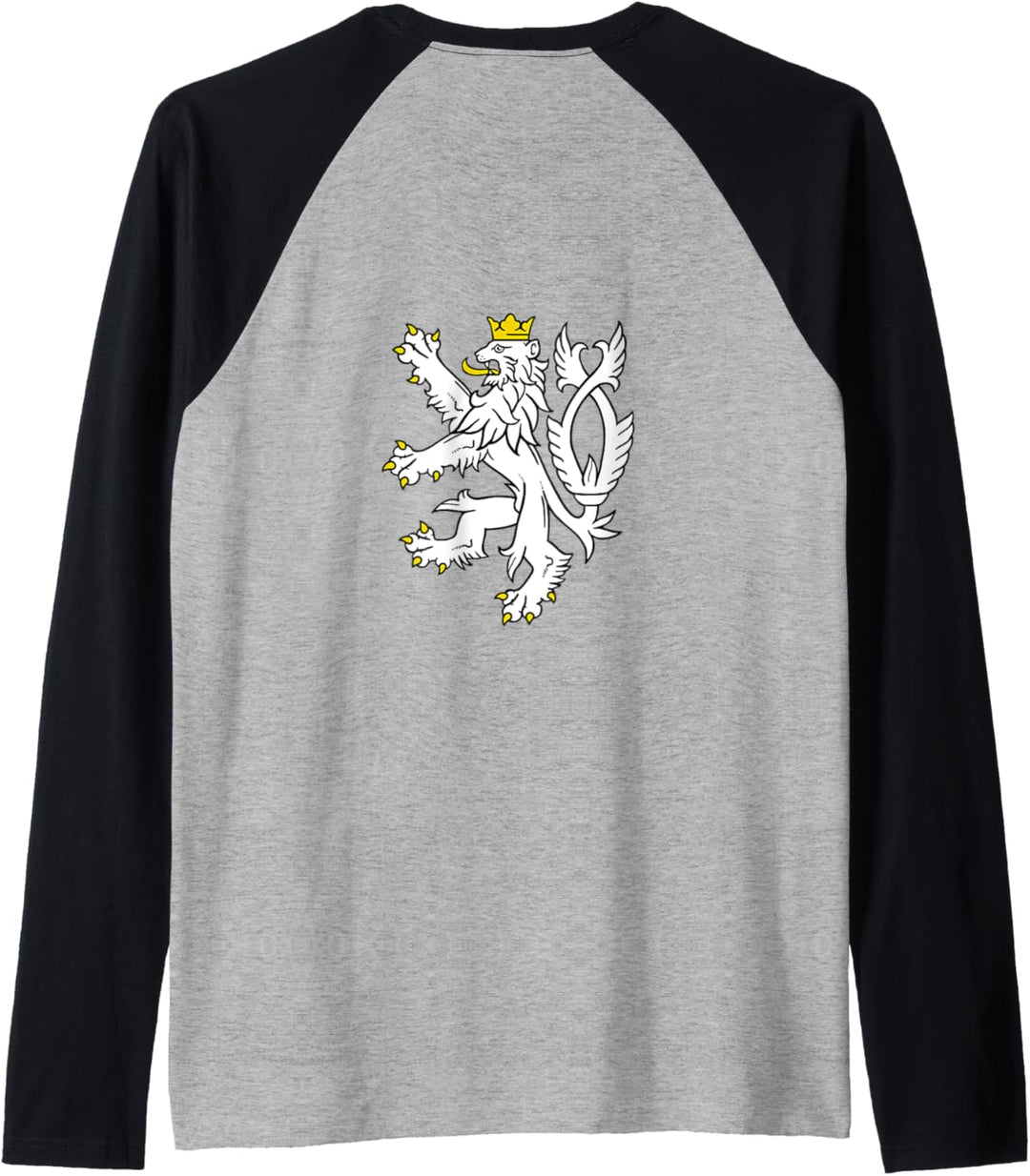 Czechia Flag Czech Republic Souvenir Bohemian Coat Of Arms Raglan
