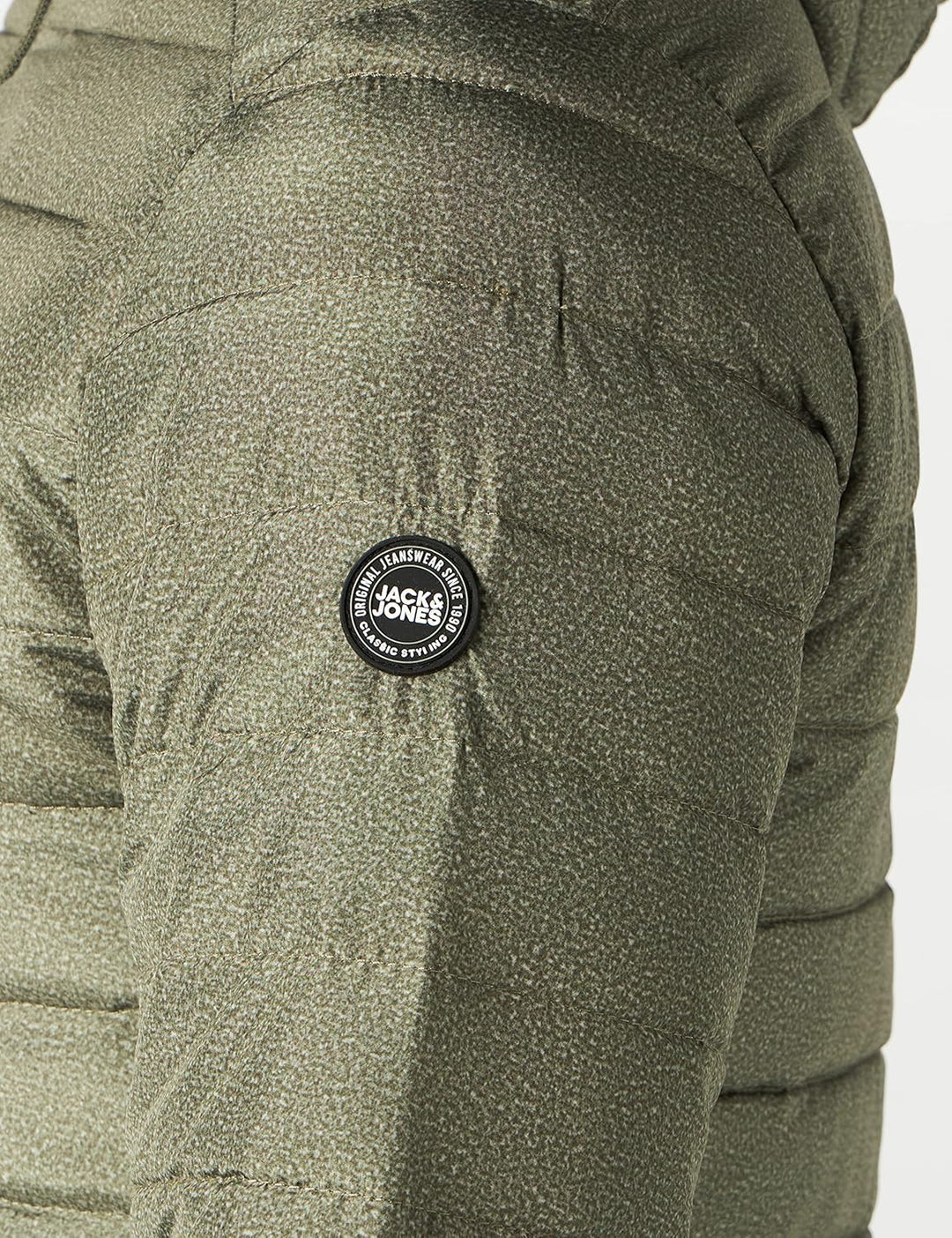 JACK & JONES Herren Jjeace Spring Puffer Hood Steppjacke mit Kapuze XL Dusty Olive, XL Dusty Olive